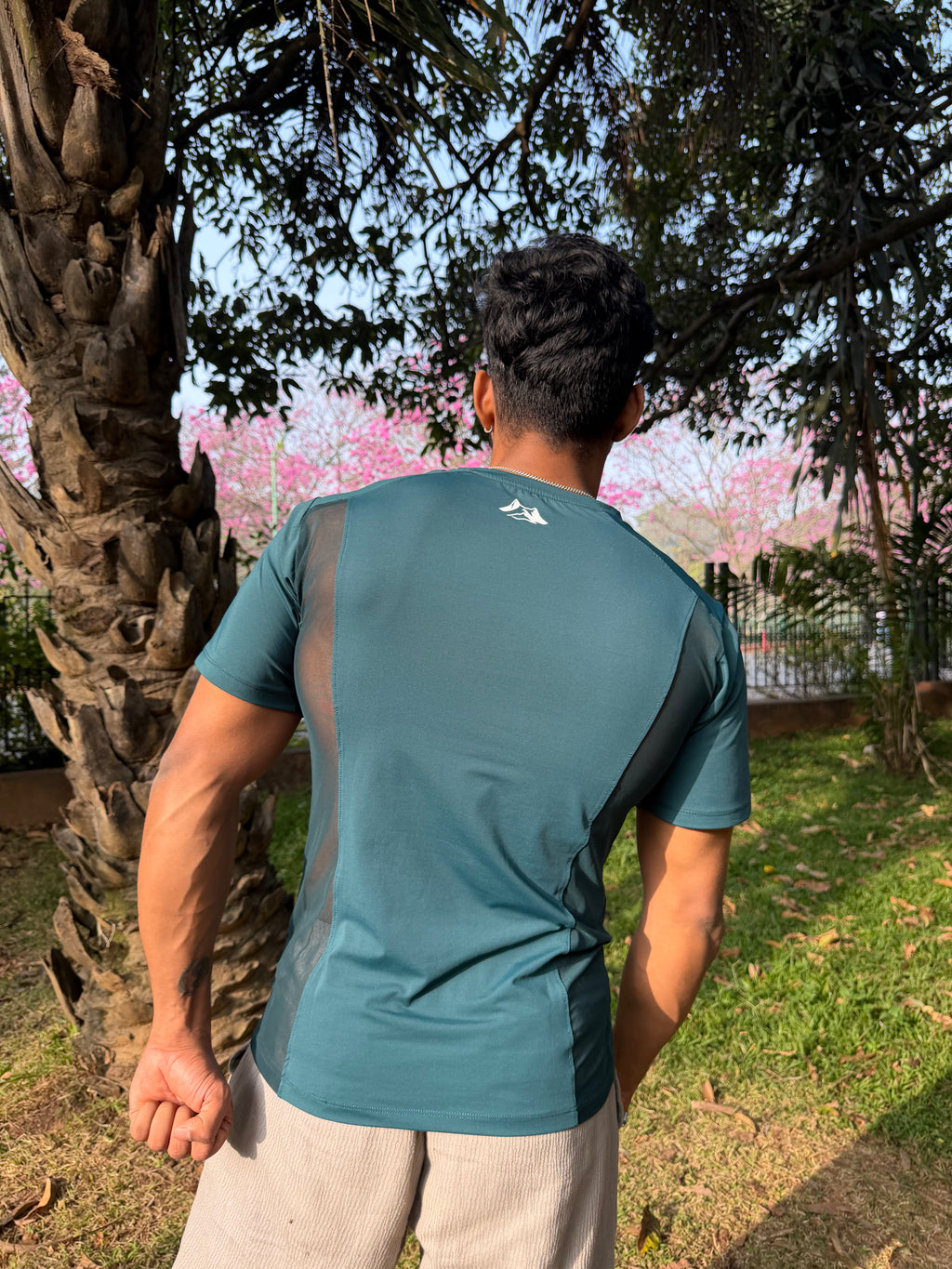 Men's Teal Performance Tee