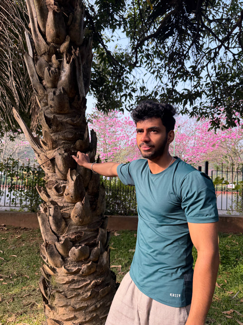 Men's Teal Performance Tee