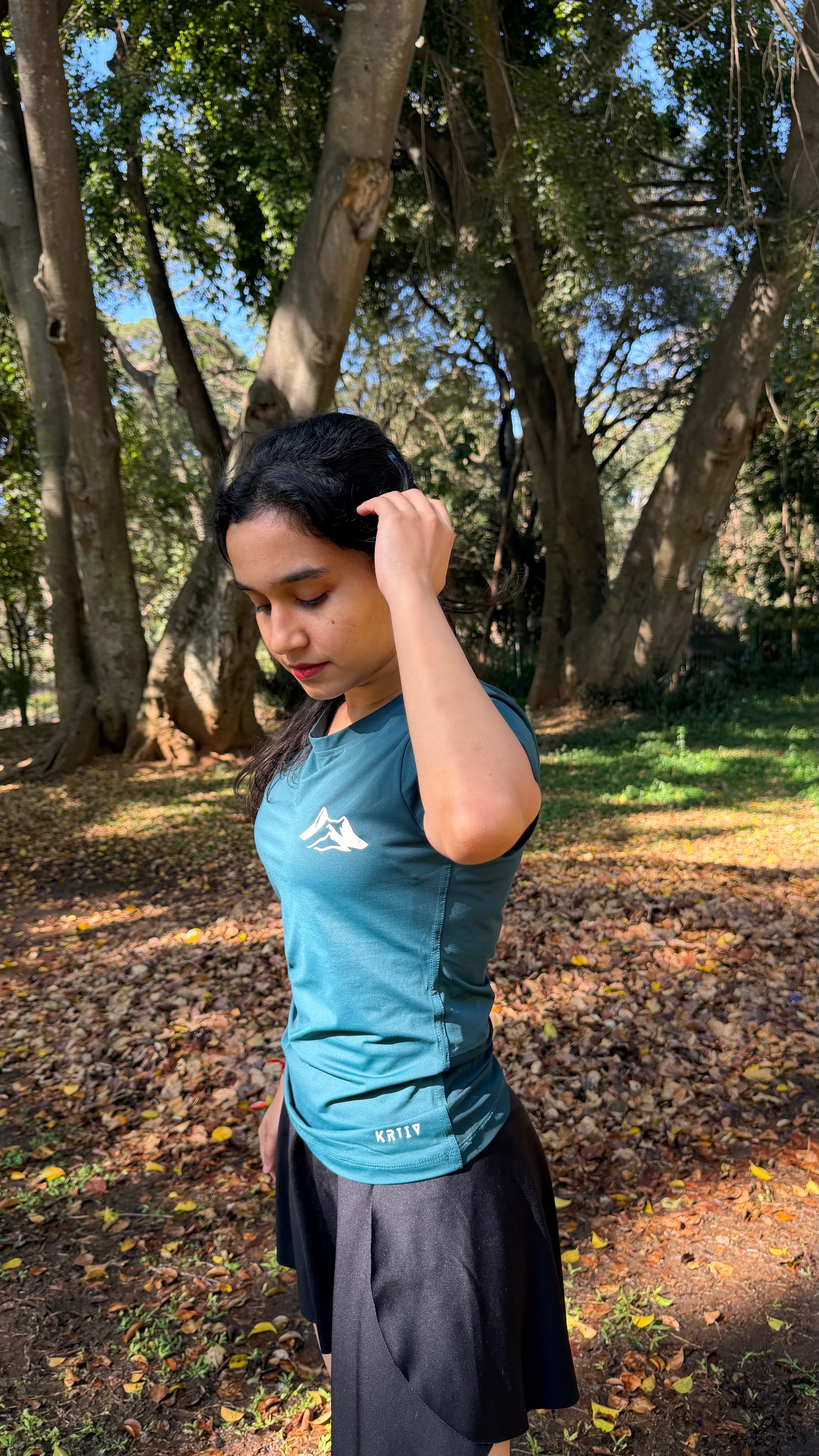 Women's Teal Performance Tee